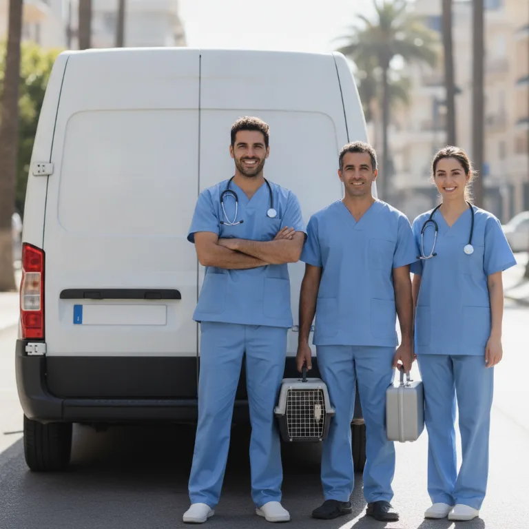 Veterinario equipo en Santiago de Compostela